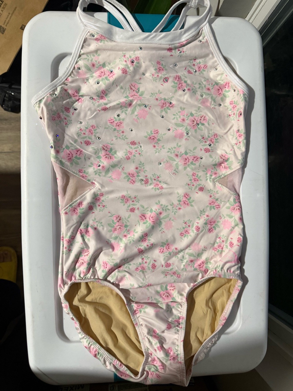 Adult Large Ozone Floral Leotard